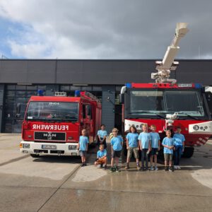 2024.08.03 – Kinderfeuewehr übernachtet im Feuerwehrhaus